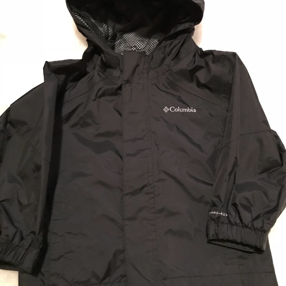 Black Columbia Raincoat Size 2T